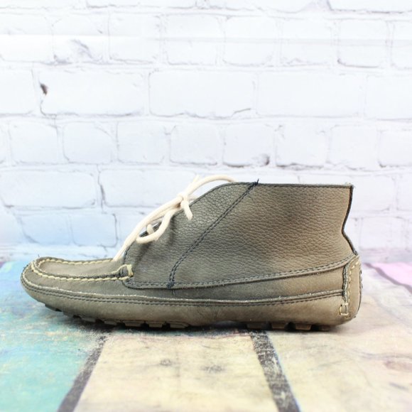 L.L. Bean Shoes Ll Bean Moc Toe Brown Pebbled Leather Chukka Boots